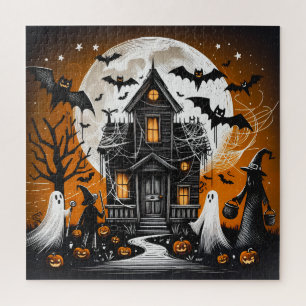 Puzzle Maison hantée Halloween