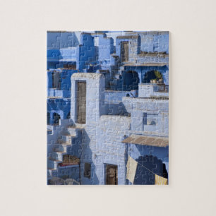 Puzzle Maison peinte en bleu traditionnel, Jodphur