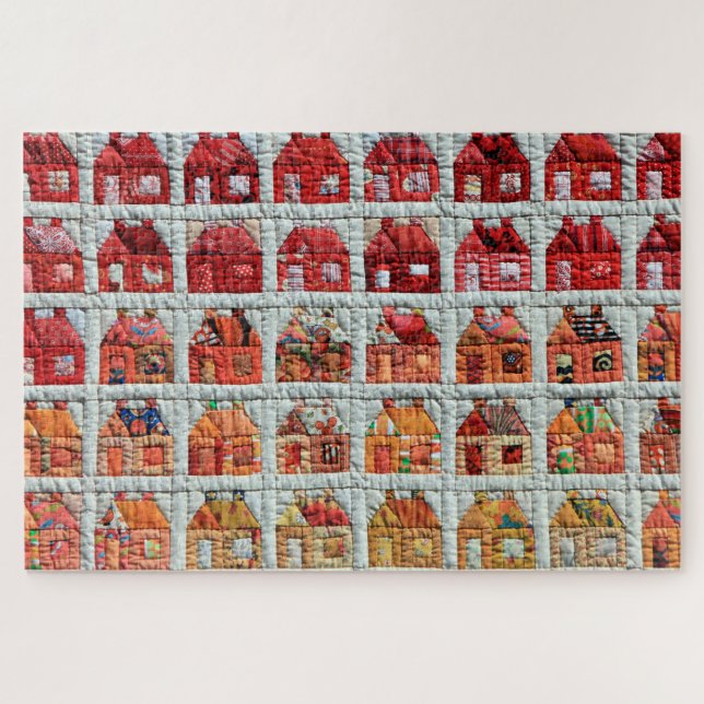 Puzzle Maison Schoolhouse Quilt Photo (Horizontal)