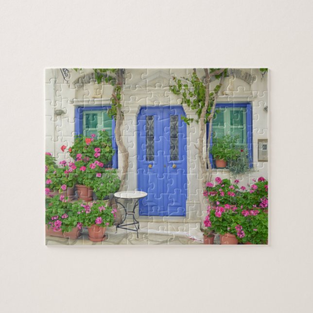 Puzzle Maison traditionnelle Ile de Tinos Grèce Voyage (Horizontal)