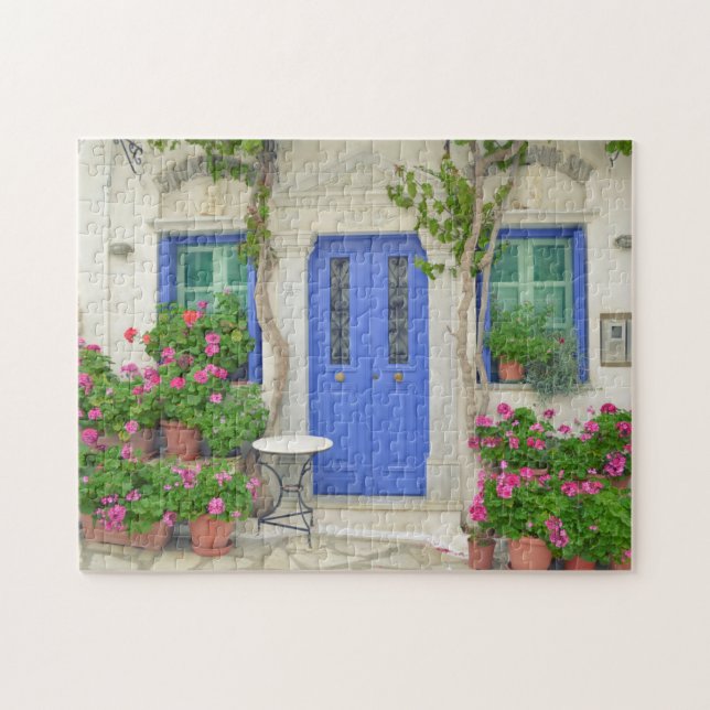 Puzzle Maison traditionnelle Ile de Tinos Grèce Voyage (Horizontal)