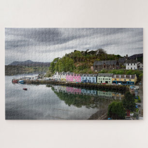 Puzzle Maisons colorées dans Portree, Skye