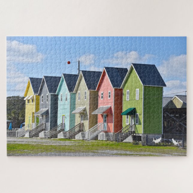 Puzzle Maisons de l'île de Dauphin, Alabama (Horizontal)