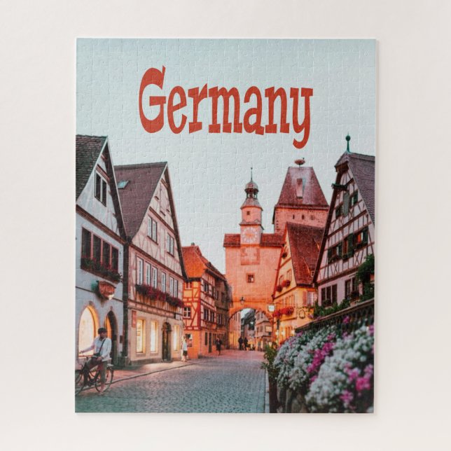 Puzzle Maisons de rangées en Allemagne (Vertical)