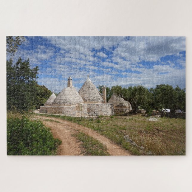 Puzzle Maisons de Trulli en Puglia/Pouilles (Horizontal)