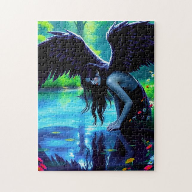 Puzzle Majestic Fairy penché par réflexion (Vertical)