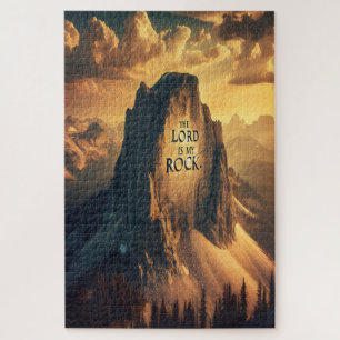 Puzzle Majestic Mountain : Le Seigneur Est Mon Rocher