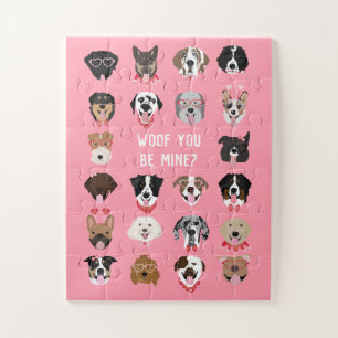 Puzzle Malheur à vous être mon chien Motif visage