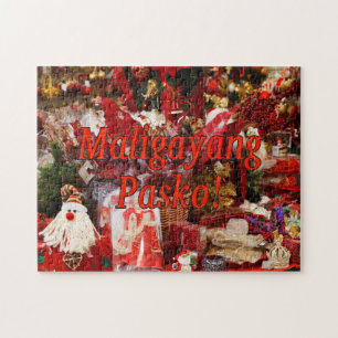 Puzzle Maligayang Pasko ! Joyeux Noël à Tagalog rf