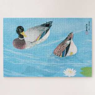 Puzzle Mallard dans l'étang, Goyō Hashiguchi