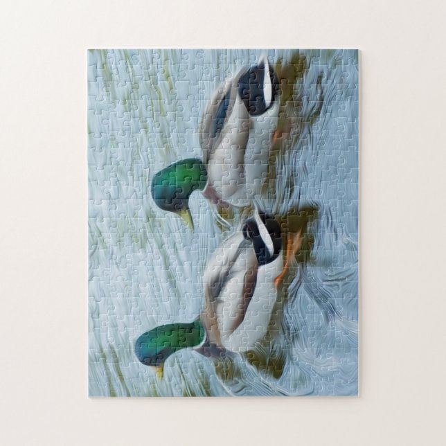 Puzzle Mallard Ducks (Vertical)