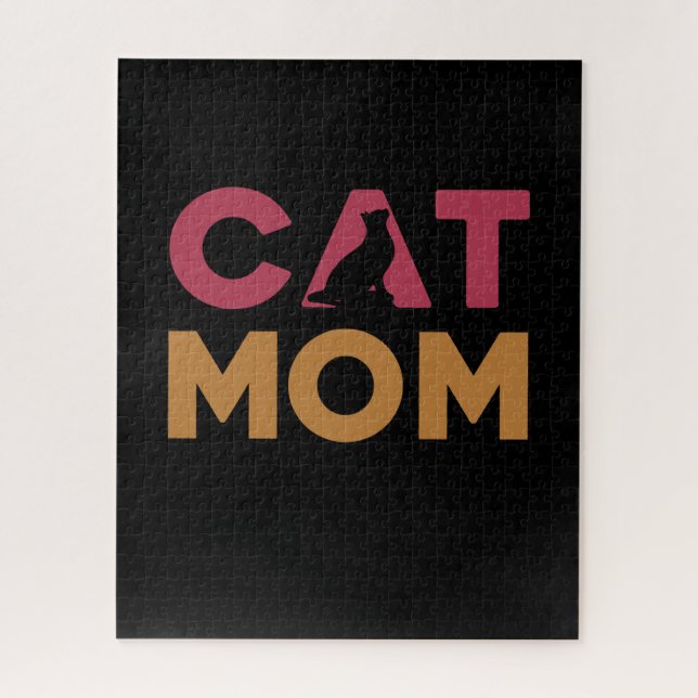 Puzzle Maman de chat (Vertical)