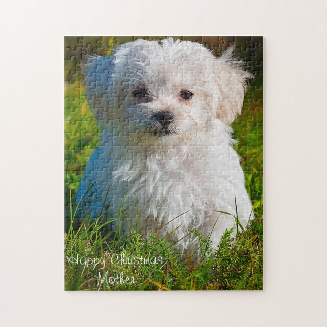 Puzzle Maman de Noël. (Vertical)