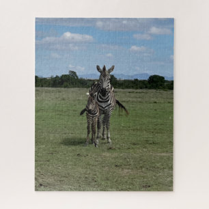 Puzzle Maman et bébé Zebra Kenya