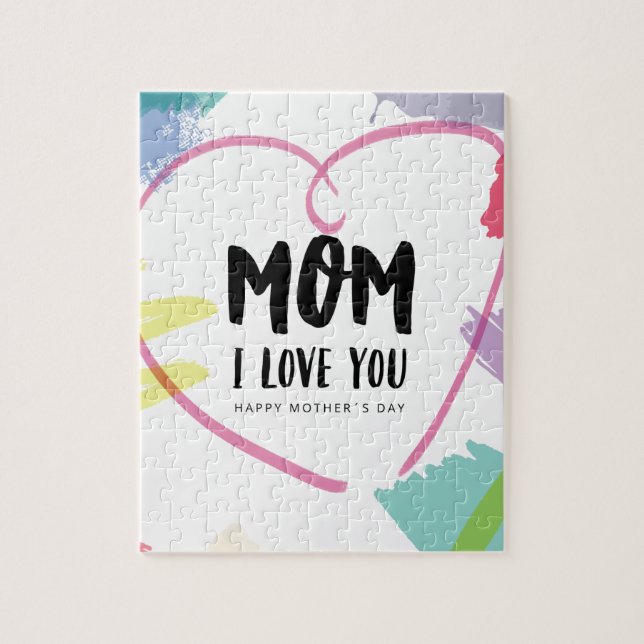 Puzzle Maman, je t'aime (Vertical)