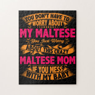 Puzzle Maman Maltaise folle
