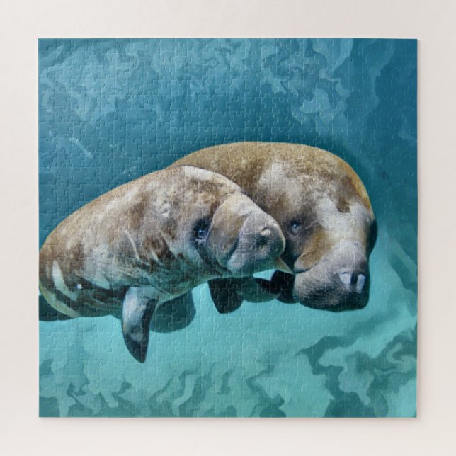 Puzzle Manatees (Vertical)