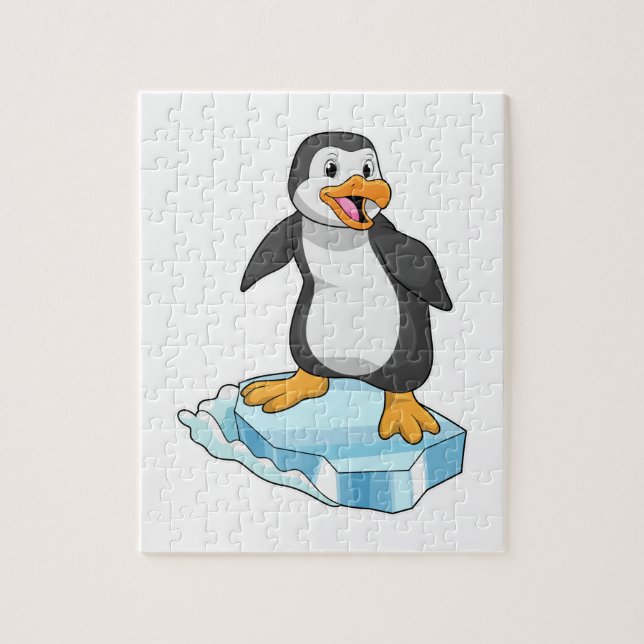 Puzzle Manchot sur une banquise (Vertical)