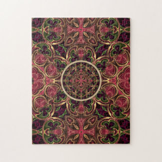 Puzzle Mandala, abrégé sur croix de tapisserie de