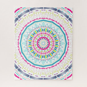 Puzzle mandala coloré