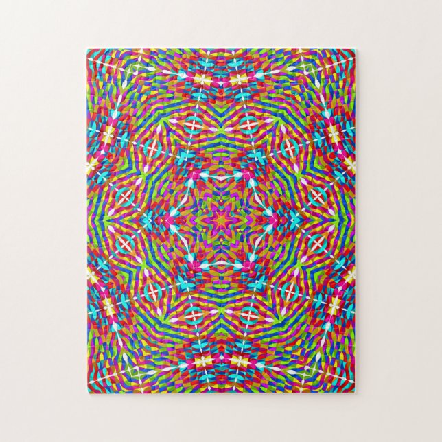 Puzzle Mandala coloré (Vertical)