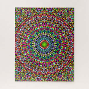 Puzzle Mandala heureux de jardin
