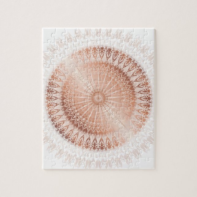 Puzzle Mandala rose Gold (Vertical)