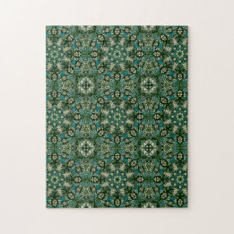 Puzzle Mandala Vert Très Difficile