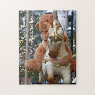 Puzzle Manège avec ours en peluche