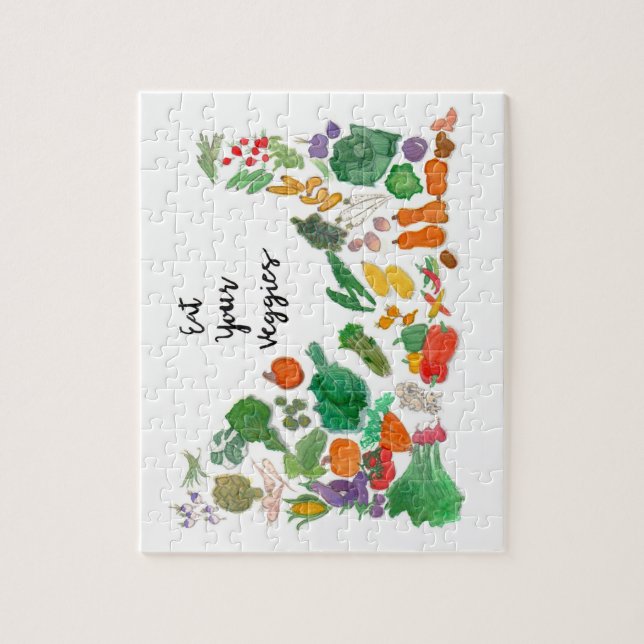 Puzzle Mangez de votre légume (le végétalien végétal (Vertical)