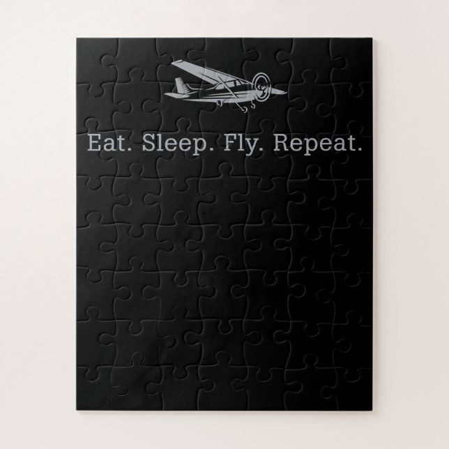 Puzzle Mangez des drones de vol de sommeil Répétez le cad (Vertical)