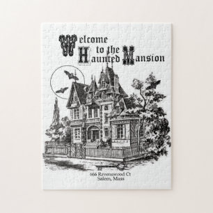 Puzzle manoir hanté par cru moderne