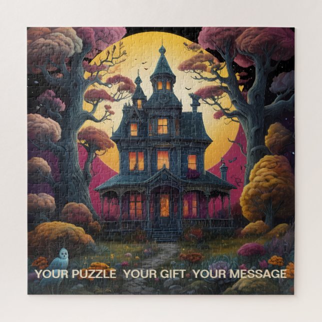 Puzzle Manoir mystique sous lumière étoilée (Vertical)