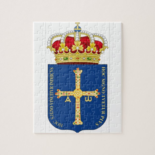Puzzle Manteau des Asturies des bras (Espagne) (Vertical)