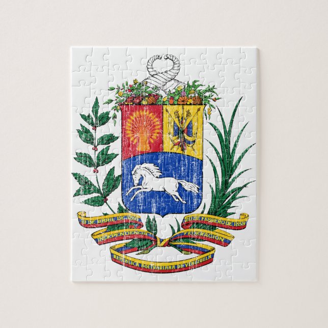Puzzle Manteau du Venezuela des bras (Vertical)