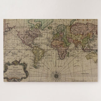 Puzzle mapamundi mapa del mundo antiguo