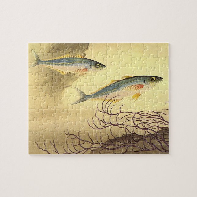Puzzle Maquereau Poisson nager dans l'océan (Horizontal)