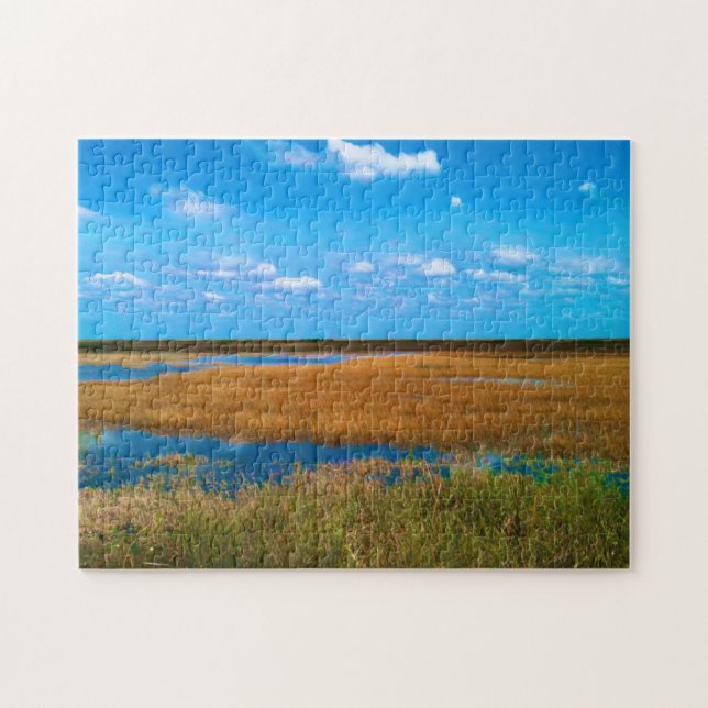 Puzzle Marais de Floride Sawgrass, Ciel & Reflets (Horizontal)