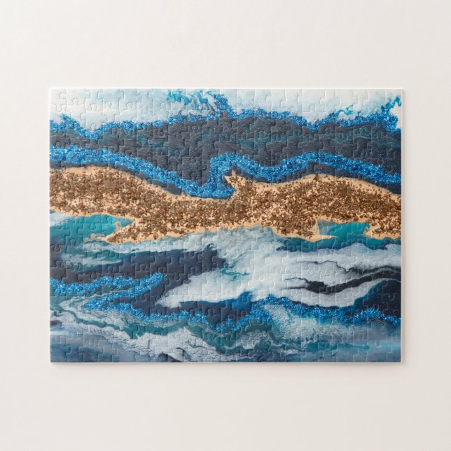 Puzzle Marbling (Horizontal)