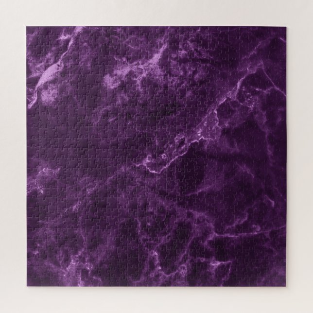 Puzzle Marbre violet foncé : texture luxueuse. (Vertical)