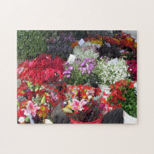 Puzzle - Marché aux fleurs