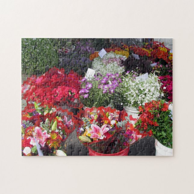 Puzzle - Marché aux fleurs (Horizontal)
