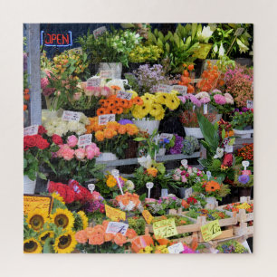 Puzzle Marché aux fleurs -Rues d'Allemagne -20x20 -676 pc