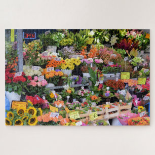 Puzzle Marché aux fleurs -Rues d'Allemagne 20x30 -1014 pc