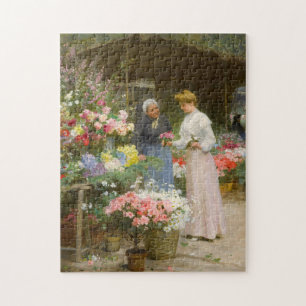Puzzle Marché aux fleurs Victor Gabriel Gilbert