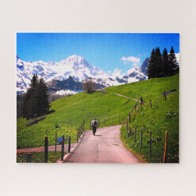 Puzzle Marche dans les Alpes suisses (Horizontal)