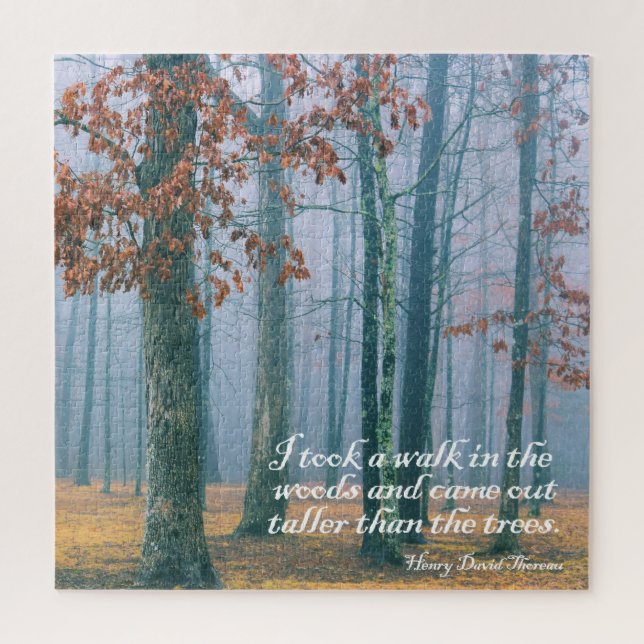 Puzzle Marcher dans les Bois - 20x20 - 676 pcs. (Vertical)