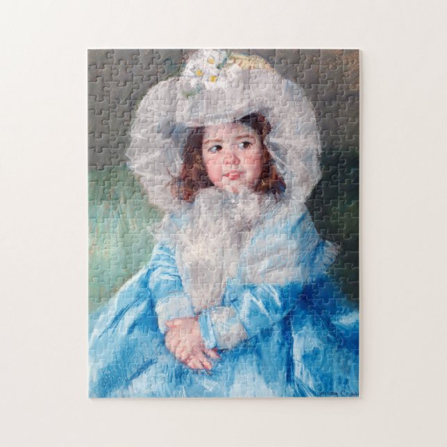 Puzzle Margot en bleu, Mary Cassatt (Vertical)