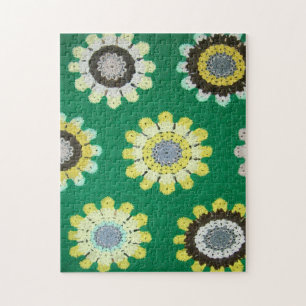 Puzzle - Marguerites Jaunes au Crochet
