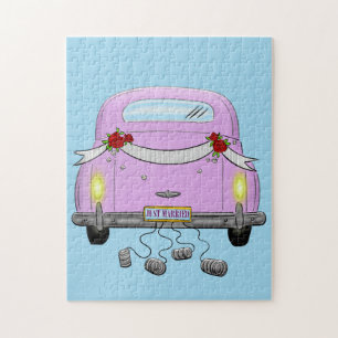 PUZZLE MARIAGE CADEAU PUZZLE, VOITURE MARIÉE